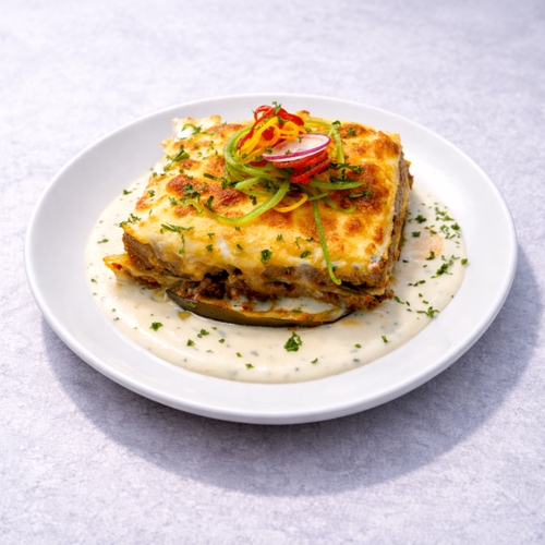 EGGPLANT BEEF LASGNA